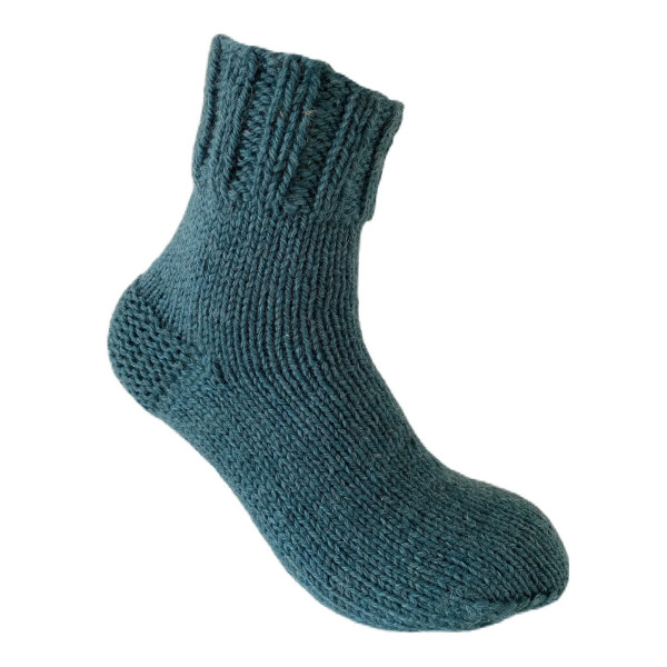 Hand Knit Women Wool Socks North Sea