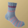 Hand Knit Women Wool Socks Most Of Sky Blue