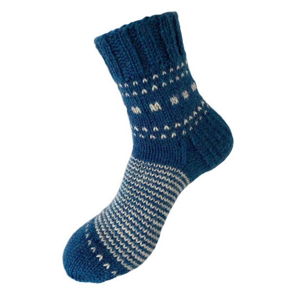 Hand Knit Women Wool Socks Beta