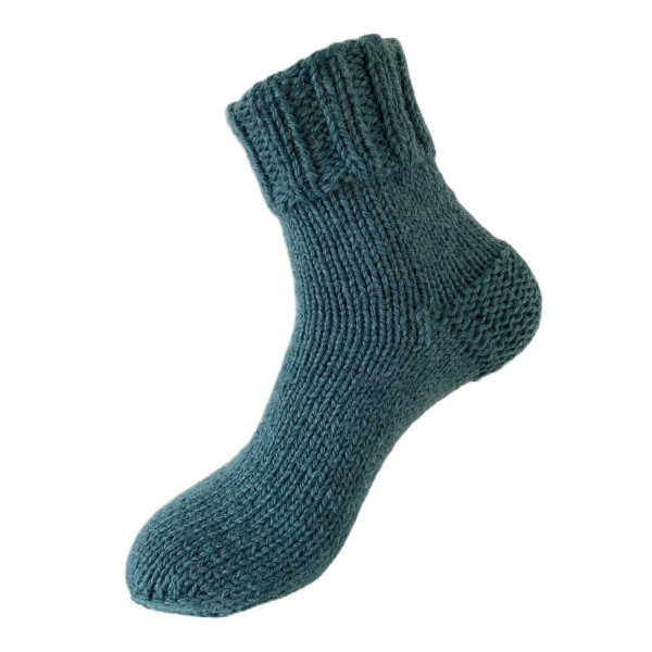 Hand Knit Women Wool Socks North Sea