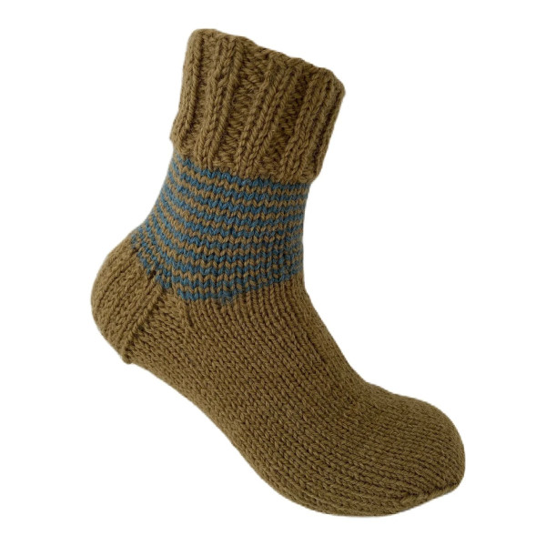 Hand Knit Women Wool Socks Bracken