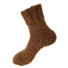 Hand Knit Women Wool Socks Toffee