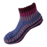 Hand Knit Wool Slippers Multicolor