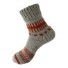 Hand Knit Women Wool Socks Grays