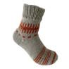 Hand Knit Women Wool Socks Grays