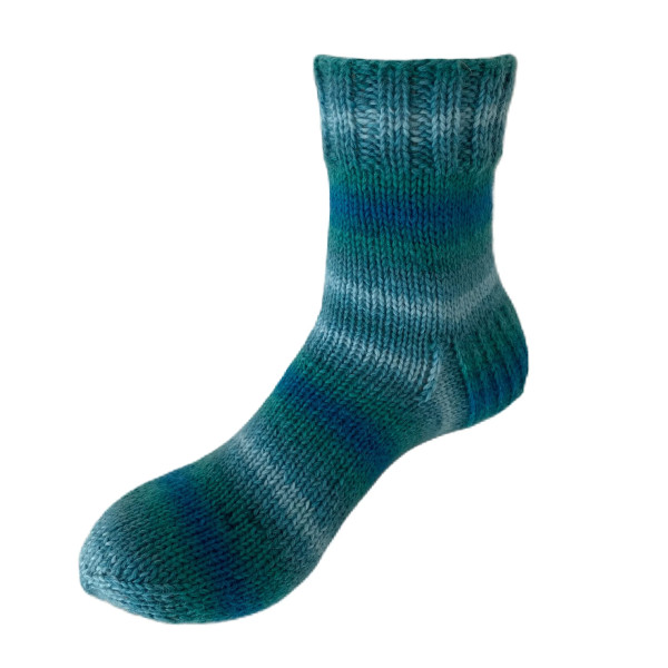 Hand Knit Women Wool Socks Jupiter Turquoise