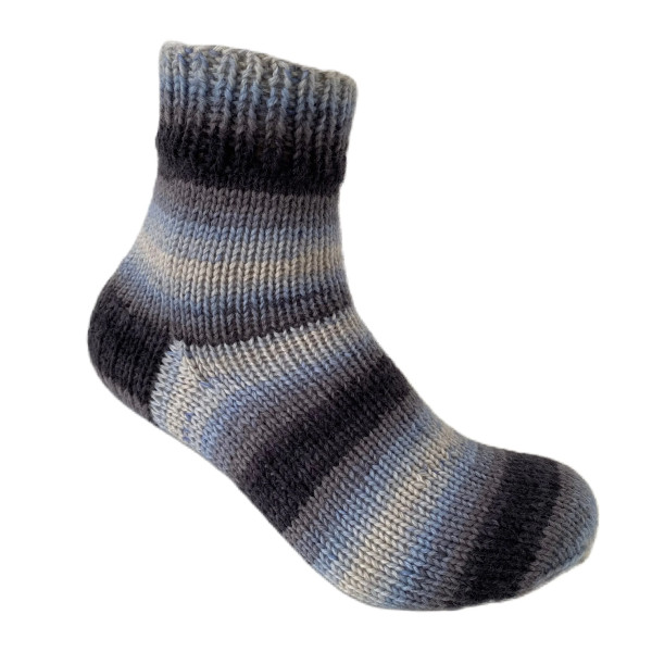 Hand Knit Women Wool Socks Jupiter Black