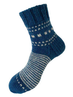 Hand Knit Women Wool Socks Beta