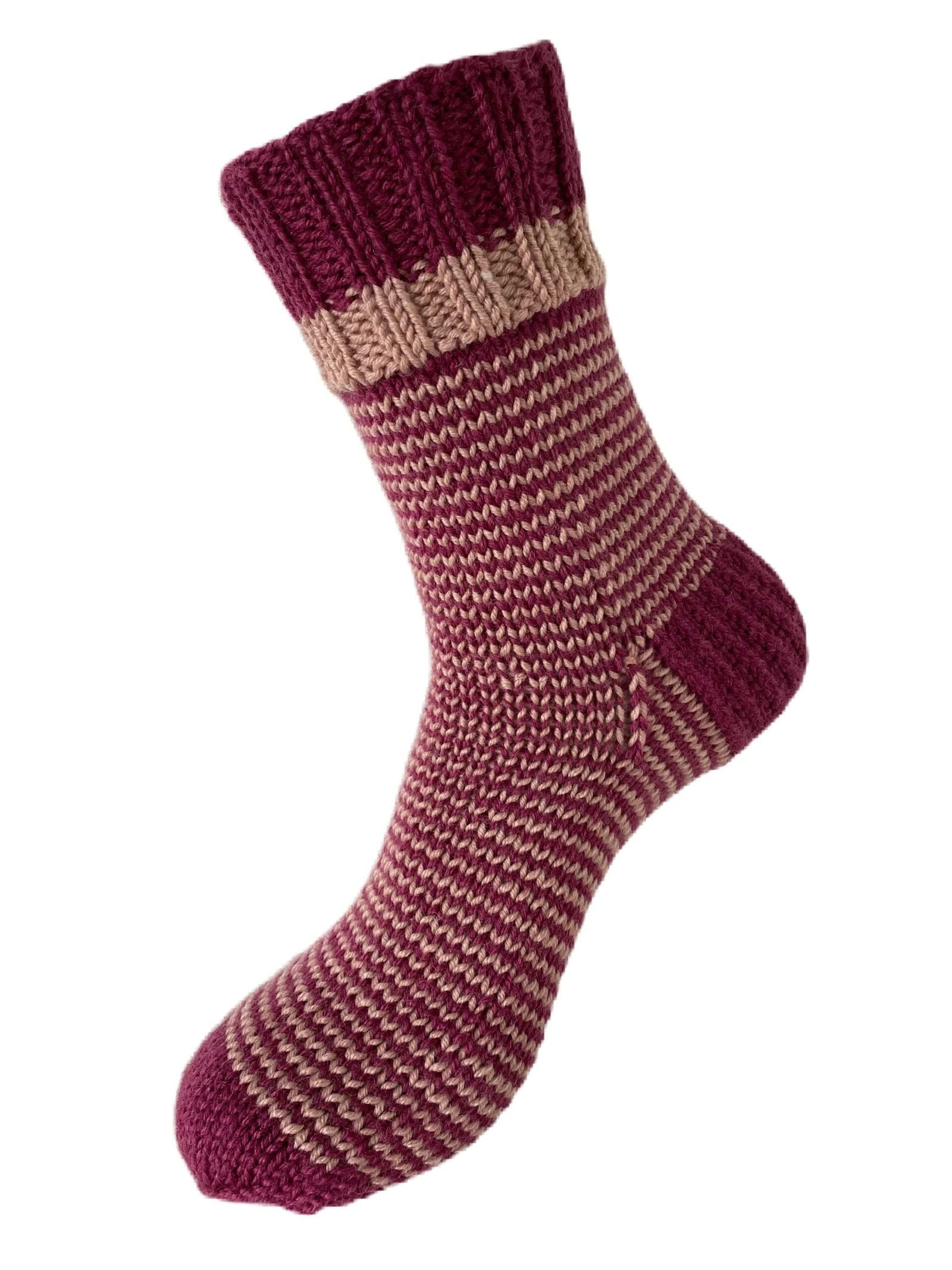 Hand Knit Women Wool Socks Gama